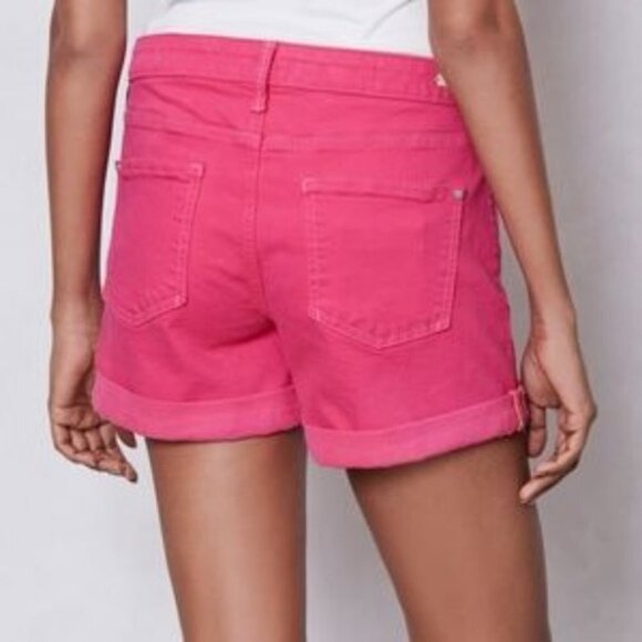 Pilcro and the Letterpress Stet Fit Cuffed Pink Shorts Size 25 - Picture 6 of 11